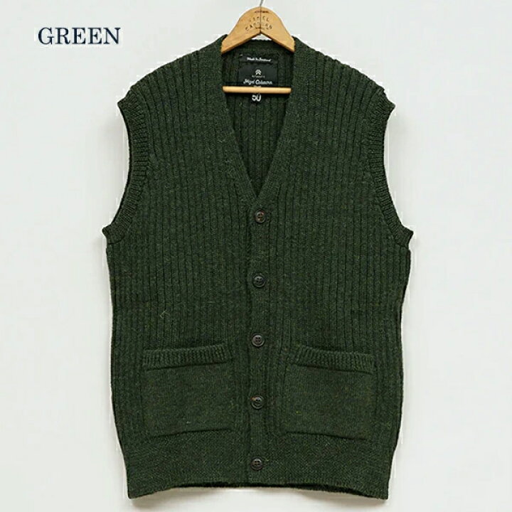 楽天市場】ナイジェル・ケーボン LE5 SOMERVILLE VEST BRITISH WOOL 3  