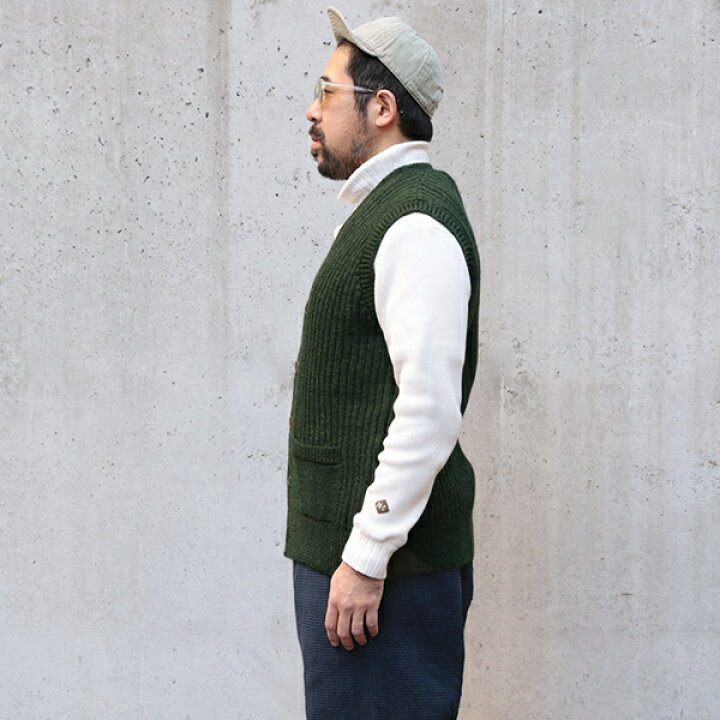 楽天市場】ナイジェル・ケーボン LE5 SOMERVILLE VEST BRITISH WOOL 3  