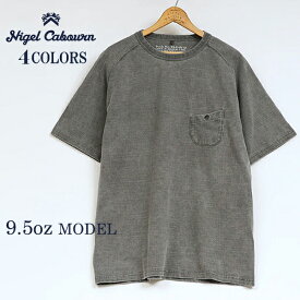 ナイジェル・ケーボン 9.5oz BASIC T-SHIRT PIGMENT 2024SS MODEL 4 COLORS ポケットTee NIGEL CABOURN