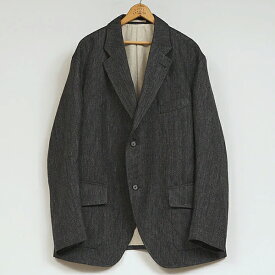 ナイジェル・ケーボン OX'ED SILVER COBBLER JACKET HEMP STRIPE CHARCOAL GRAY NIGEL CABOURN