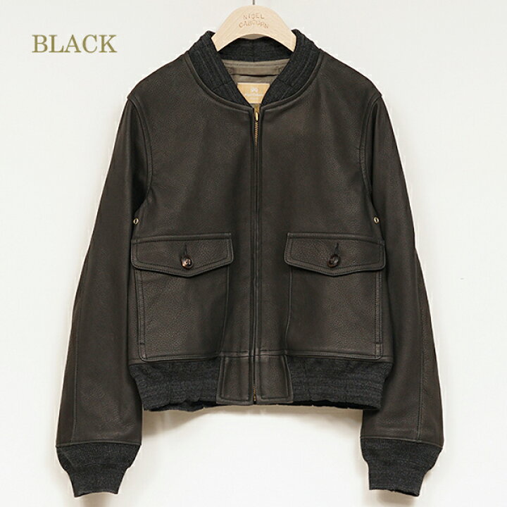 楽天市場】ナイジェル・ケーボン ウーマンAVIATION JACKET DEER SKIN 2 