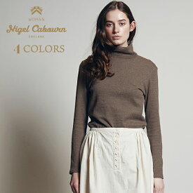 ナイジェル・ケーボン ウーマン HIGH NECK LONG SLEEVE 4 COLORS MAIN LINE NIGEL CABOURN WOMAN