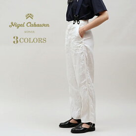 ナイジェル・ケーボン ウーマン (SIZE:W26-W28) FRENCH WORK PANT LINEN PIN OX 3 COLORS MAIN LINE NIGEL CABOURN