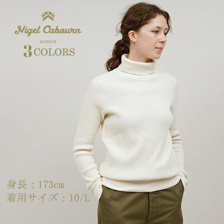 楽天市場】ナイジェル・ケーボン ウーマン TURTLE NECK SHIRT BIG 
