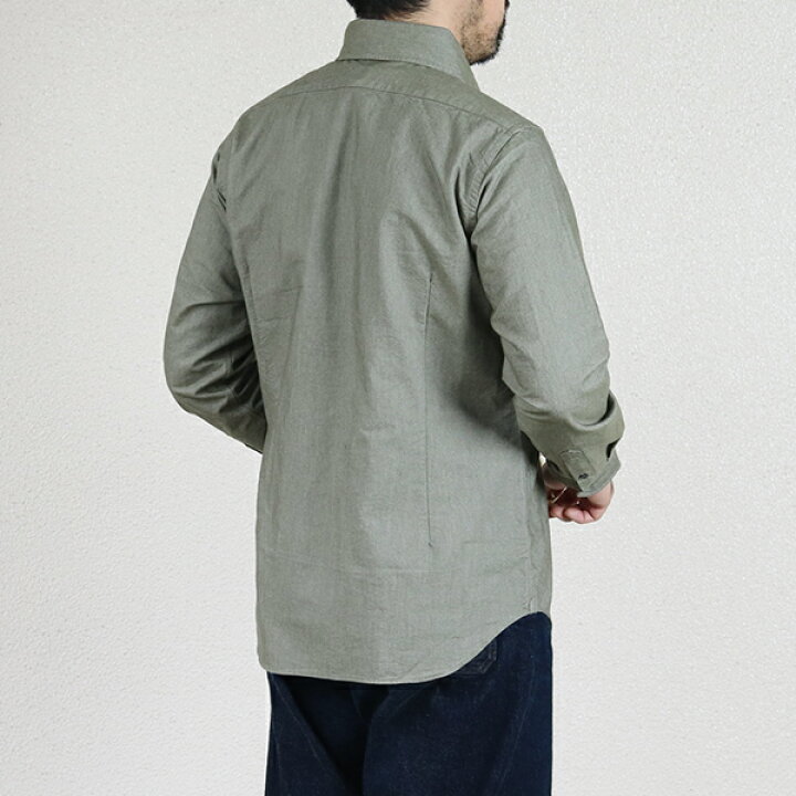 楽天市場】ナイジェル・ケーボン BRITISH OFFICERS SHIRT DARK GREEN 