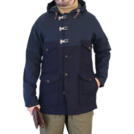 ナイジェル・ケーボン CAMERAMAN JACKET CLASSIC VENTILE × HARRIS TWEED DARK NAVY AUTHENTIC LINE NIGEL CABOURN