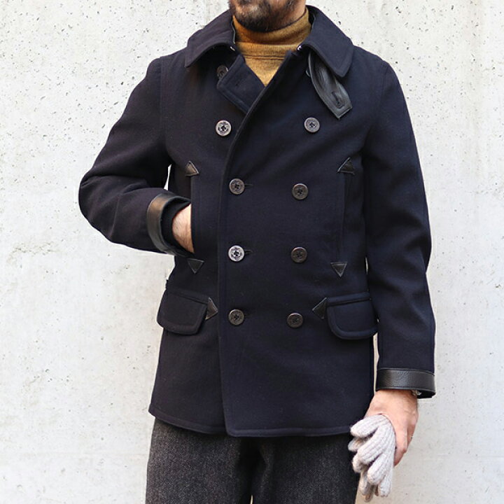 楽天市場】ナイジェル・ケーボン 1940s U.S. NAVY PEA COAT DARK NAVY  