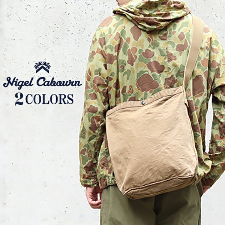 楽天市場】ナイジェル・ケーボン MAIL BAG COTTON DUCK 2 COLORS NIGEL 