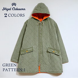 【予約商品 2026年2月入荷予定】 ナイジェル・ケーボン QUILTING DECK COAT RIPSTOP REVERSIBLE 2 COLORS NIGEL CABOURN