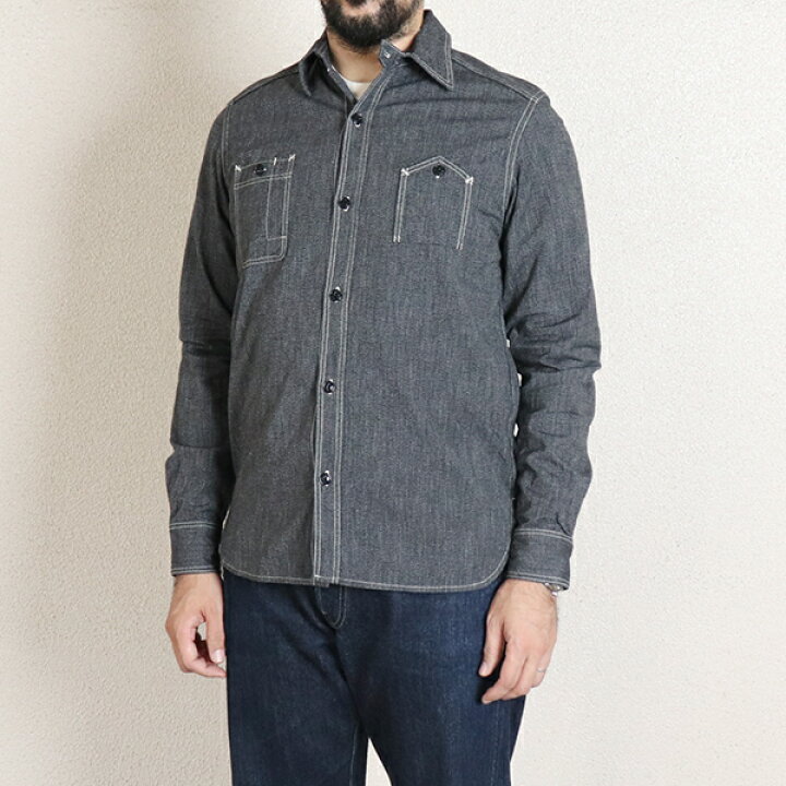 楽天市場】イーストマンレザー・モーターサイクルクラブ CHAMBRAY WORK 