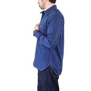 ELMC;イーストマンレザーモーターサイクルクラブ;通販;onlineshop;WABASHWORKSHIRT;1930sSTYLE;WORKSHIRT;8ozINDIGO;WABASH;BACKTWILL;MADEINJAPAN;ワバッシュシャツ;インディゴ;ワークシャツ;レイルマンスタイル;日本製;メンズスタイル;