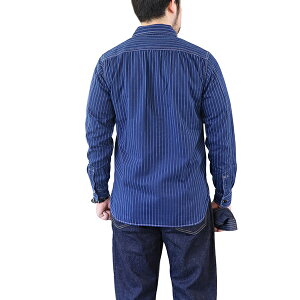 ELMC;イーストマンレザーモーターサイクルクラブ;通販;onlineshop;WABASHWORKSHIRT;1930sSTYLE;WORKSHIRT;8ozINDIGO;WABASH;BACKTWILL;MADEINJAPAN;ワバッシュシャツ;インディゴ;ワークシャツ;レイルマンスタイル;日本製;メンズスタイル;