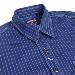 ELMC;イーストマンレザーモーターサイクルクラブ;通販;onlineshop;WABASHWORKSHIRT;1930sSTYLE;WORKSHIRT;8ozINDIGO;WABASH;BACKTWILL;MADEINJAPAN;ワバッシュシャツ;インディゴ;ワークシャツ;レイルマンスタイル;日本製;メンズスタイル;