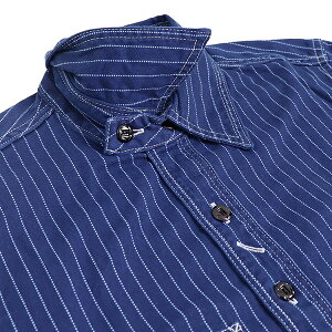 ELMC;イーストマンレザーモーターサイクルクラブ;通販;onlineshop;WABASHWORKSHIRT;1930sSTYLE;WORKSHIRT;8ozINDIGO;WABASH;BACKTWILL;MADEINJAPAN;ワバッシュシャツ;インディゴ;ワークシャツ;レイルマンスタイル;日本製;メンズスタイル;