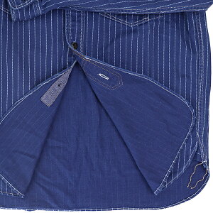 ELMC;イーストマンレザーモーターサイクルクラブ;通販;onlineshop;WABASHWORKSHIRT;1930sSTYLE;WORKSHIRT;8ozINDIGO;WABASH;BACKTWILL;MADEINJAPAN;ワバッシュシャツ;インディゴ;ワークシャツ;レイルマンスタイル;日本製;メンズスタイル;