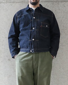 �t���[�z�C�[���[�Y IN THE SECOND HALF OF 1941 EARLIEST WORLD WAR II MODEL 1st GENERATION DENIM JACKET ORIGINAL 14oz WWII INDIGO DENIM ��탂�f�� �f�j�� FREEWHEELERS
