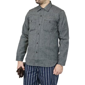 フリーホイーラーズ NEAL SHIRT BLACK PEPPER CHAMBRAY NON-WASH シャンブレーシャツ FREEWHEELERS