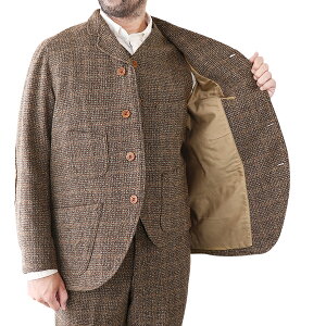 FREEWHEELERS;フリーホイーラーズ;1931010;正規代理店;EMERSON;TAILORED;SACKCOAT;GREATLAKESGMT.MFG.CO.;ORIGINALTWEED;GUNCLUBCHECK;WINDOWPANE;エマーソン;スリーピース;サックコート;ブラウン;ガンクラブチェック;ウインドウペン;通販;テーラード;