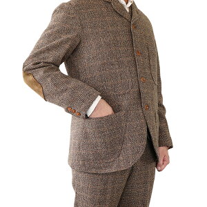 FREEWHEELERS;フリーホイーラーズ;1931010;正規代理店;EMERSON;TAILORED;SACKCOAT;GREATLAKESGMT.MFG.CO.;ORIGINALTWEED;GUNCLUBCHECK;WINDOWPANE;エマーソン;スリーピース;サックコート;ブラウン;ガンクラブチェック;ウインドウペン;通販;テーラード;