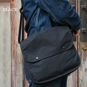t[zC[[Y WAXED COTTON FIELD BAG BRITISH MILLERAIN CO.LTD. TRADITIONAL WAXED FABRIC 2 COLORS FREEWHEELERS