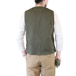 FREEWHEELERS;フリーホイーラーズ;1921008;通販;DECK;VEST;1930-1940s;CIVILIAN;MILITARY;STYLE;CLOTHING;MICRO;CORD;OLIVE;正規代理店;仙台;デッキベスト;プレーンモデル;オリーブ;