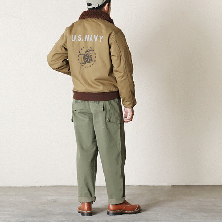 楽天市場】フリーホイーラーズ USN GROUND CREW JACKET CIVILIAN MODEL 