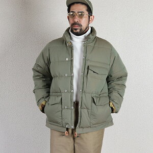 �t���[�z�C�[���[�Y SASQUATCH DOWN JACKET MASTER SHIELD YARN-DYED HIGH DENSITY OX YARN-DYED KHAKI GREEN �_�E���W���P�b�g FREEWHEELERS