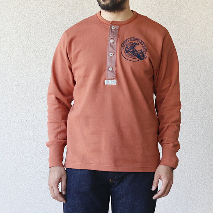 楽天市場】フリーホイーラーズ HENLEY NECK LONG SLEEVE SHIRT U.S. 