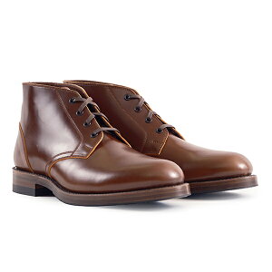 �W���� ���t�O���� �u�[�c���[�J�[ THE STEADFAST CHUKKA BOOTS SHINKI HIKAKU SHELL CORDOVAN COGNAC �`���b�J�u�[�c JOHN LOFGREN BOOTMAKER