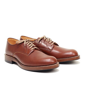 �y�\�񏤕i 2026�N3�����ח\��z �W���� ���t�O���� �u�[�c���[�J�[ USN LOW QUARTER SHOES FRENCH CALFSKIN RUSSET BROWN �T�[�r�X�V���[�Y JOHN LOFGREN BOOTMAKER