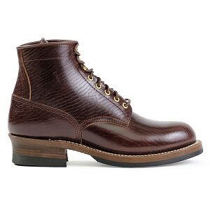 �W���� ���t�O���� �u�[�c���[�J�[ STEEL GANG BOOTS SHINKI HIKAKU HORSE BUTT DARK BROWN JOHN LOFGREN BOOTMAKER