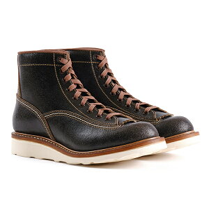 �W���� ���t�O���� �u�[�c���[�J�[ DONKEY PUNCHER BOOTS HORWEEN WAXED FLESH DARK BROWN JOHN LOFGREN BOOTMAKER