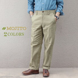 モヒート (SIZE:W30-W36) MICHIGAN PANT BIG HERRINGONE 2 COLORS MOJITO