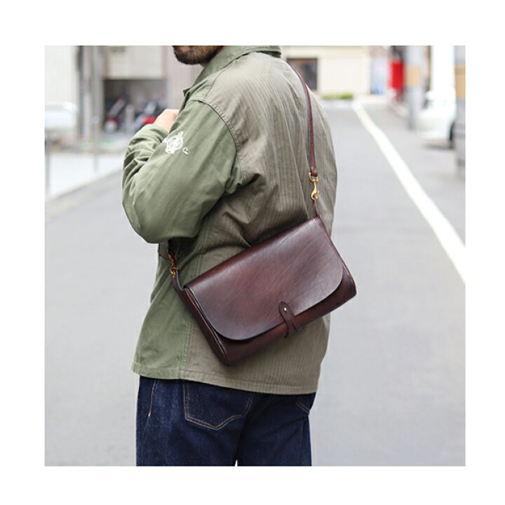 楽天市場】ヴァスコ LEATHER 3 WAY CLUTCH BAG COW HIDE BROWN VASCO 