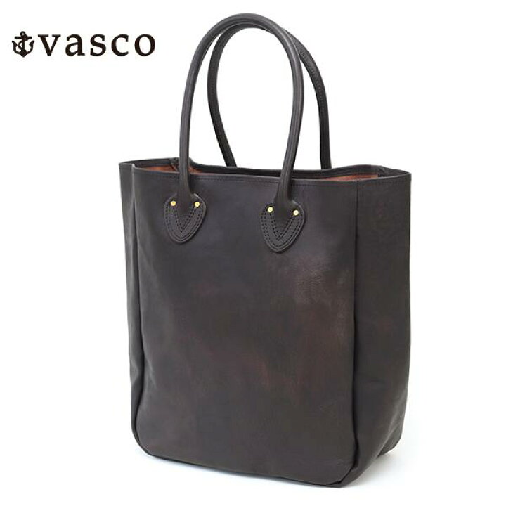 楽天市場】ヴァスコ LEATHER OLD TOTE BAG LARGE CALFSKIN BLACK 