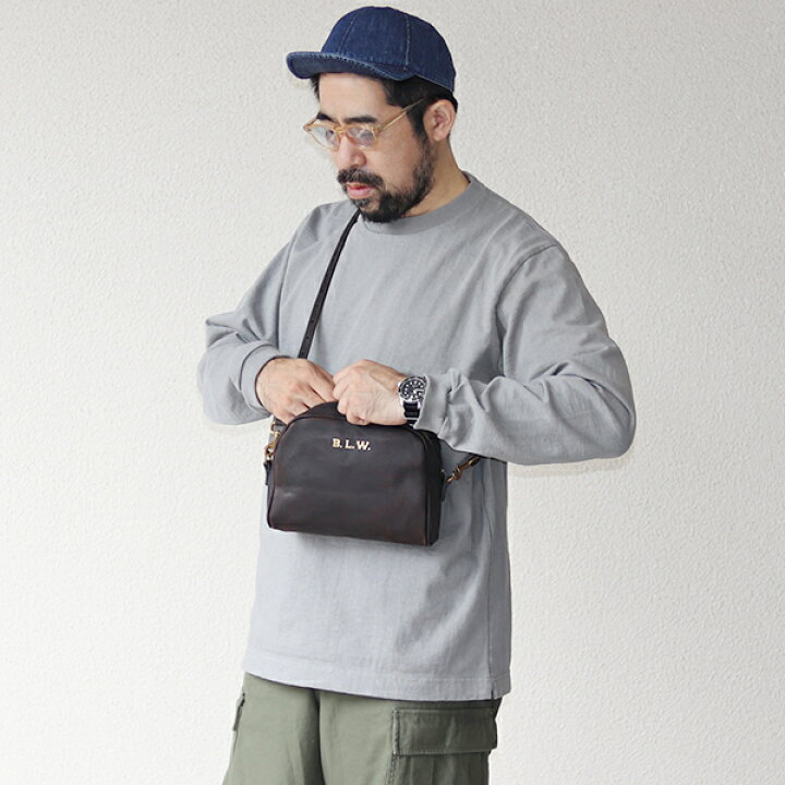 楽天市場】ヴァスコ LEATHER OFFICER POUCH BAG COW HIDE 3 COLORS 