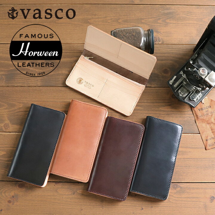 楽天市場】ヴァスコ LEATHER LONG WALLET HORWEEN SHELL CORDOVAN 4 
