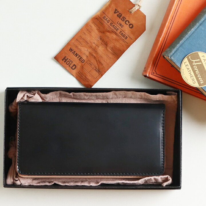 楽天市場】ヴァスコ LEATHER LONG WALLET HORWEEN SHELL CORDOVAN 4 