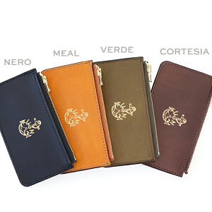 ���@�X�R LEATHER NAVAL CASE ITALIAN OIL LEATHER ���U�[�����P�[�X �R���p�N�g���zVASCO
