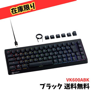 �y�݌Ɍ��� ���������z �G���R�� ���s�b�h�g���K�[ �Q�[�~���O�L�[�{�[�h �u���b�N TK-VK600ABK