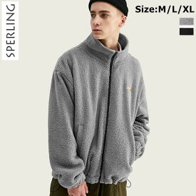 楽天市場 フリースジャケット モコモコ ボア メンズファッション の通販