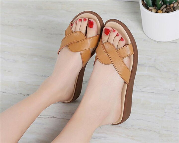 楽天市場 サンダル フラット レディース サンダル レディース つっかけ サンダル ミュール レディース ぺたんこ おしゃれ 歩きやすい 歩き やすい サンダル レディース 夏 サンダル つっかけ かわいい 疲れない フラットシューズ ペタンコ つっかけ 旅行 痛くない