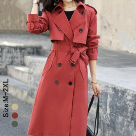 楽天市場 トレンチコート 膝下の通販