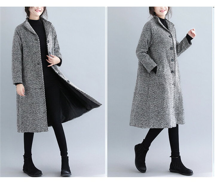 楽天市場 送料無料 アウター チェスターコート ロングコート トップス レディース 秋冬チェスターコート 秋 冬 通勤 通学 レディース 大きいサイズ 人気 ツイード ジャケット コート コーディガン ツイードコート レディース 新作 ツイード生地 Sperling