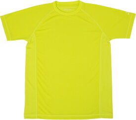 【4月20日 最大6000円OFFクーポン＆P最大10倍】 ファイテン PHITEN ラクシャツスポーツ RAKUシャツSPORTS 半袖 無地 Tシャツ ライム S メンズ レディース 半袖シャツ スポーツウェア トレーニングウェア JG356003