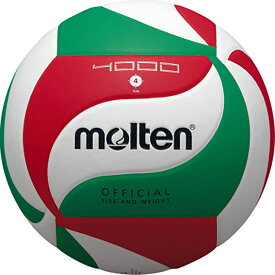 【5月30日限定 P最大10倍】 モルテン Molten バレーボール バレーボール 4号球 V4M4000