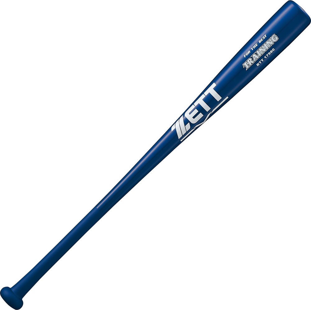 受賞店 ZETT ゼット 野球バット 値引き トレーニングバット ブルー 短尺80cmBTT17980