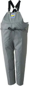 【10月24日20時から 最大4%OFFクーポン&P最大10倍】 ロゴス LOGOS アウトドア マリンエクセル 胸当付ズボン膝当て付 サスペンダー式 グレー M レインパンツ パンツ ズボン 撥水 防水 耐水 水産