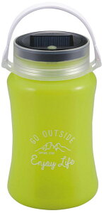 【10月24日20時から 最大4%OFFクーポン&P最大10倍】 キャプテンスタッグ CAPTAIN STAG アウトドア フローティングLEDランタン typeII ソーラー&USB充電式 グリーン UK-4044 UK4044