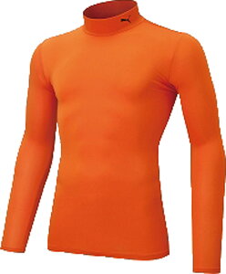 【10月30日 P最大10倍】 プーマ PUMA サッカー コンプレッション モックネック メンズ 男性 ロングスリーブ シャツ アンダーシャツ インナー 長袖 トップス 着圧素材 部活 練習 トレーニング ジ